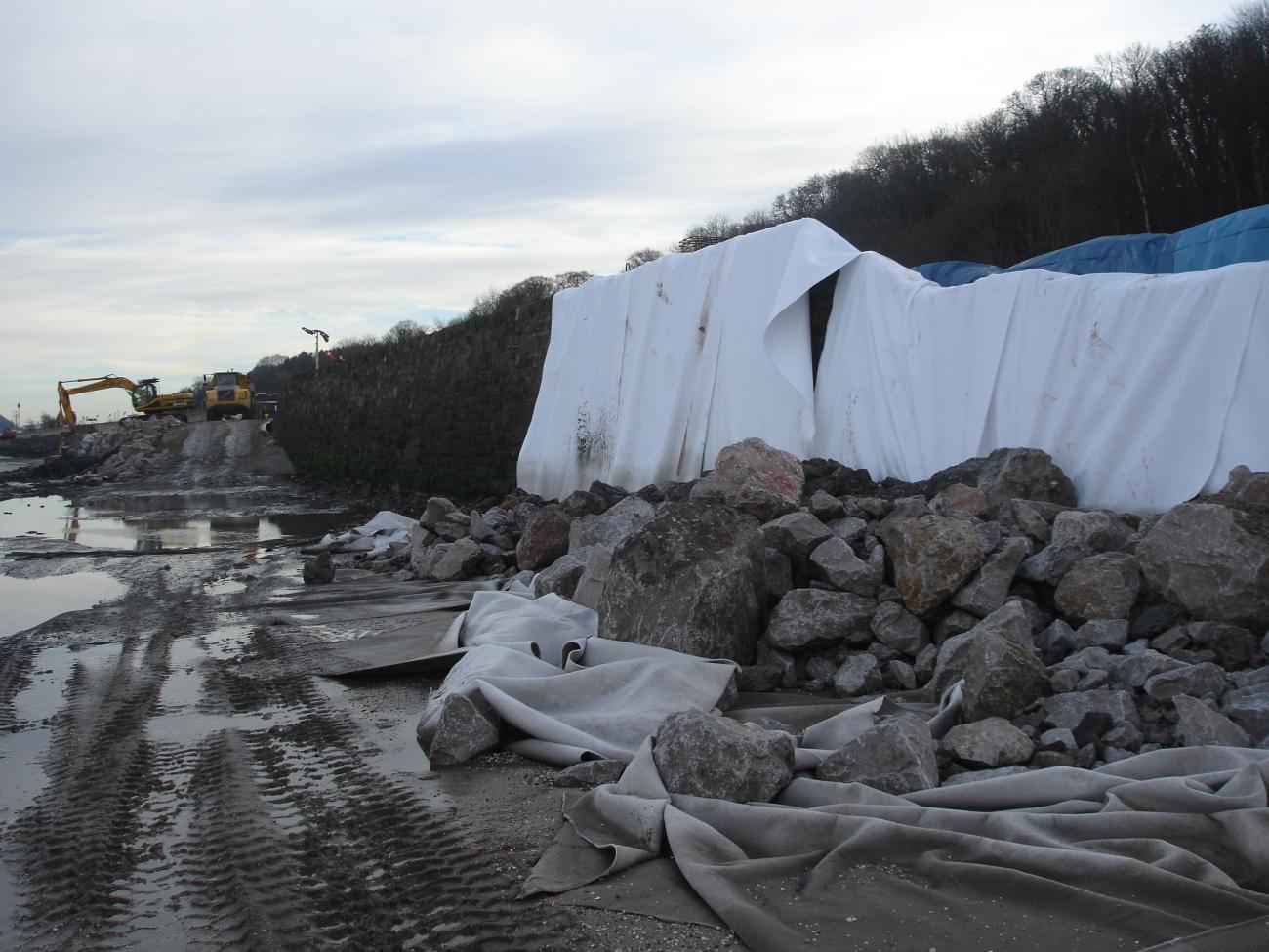 Mostyn Sea Wall Repairs | Wrekin